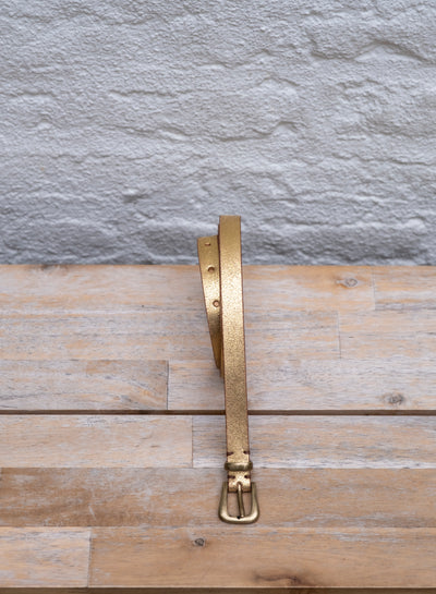 Post & Co | 10536GO Leather Belt Laminato