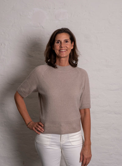 FFC | Trui Kort Mouw Cashmere Mix